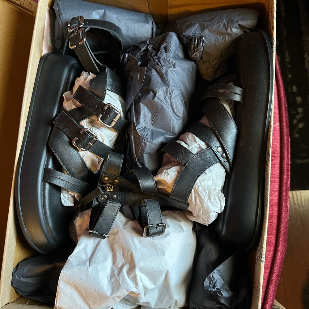 Free People black Jojo Gladiator Sandals - Picture 2 of 6